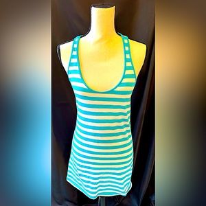 Victoria’s Secret PINK, New without Tags, Blue & White Striped Large (L) Top